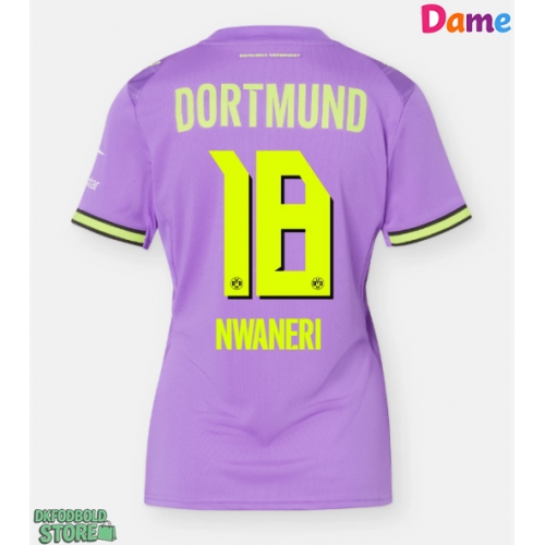 Borussia Dortmund Ethan Nwaneri #18 Replika Tredjetrøje Dame 2026-27 Kortærmet